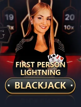 First Person Lightning Blackjack artwork